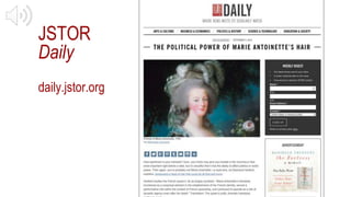 JSTOR
Daily
daily.jstor.org
 