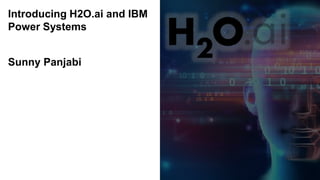 Introducing H2O.ai and IBM
Power Systems
Sunny Panjabi
 