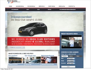 Friday, February 25, 2011
 