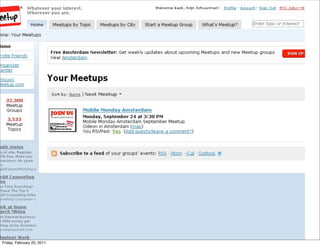 Friday, February 25, 2011
 