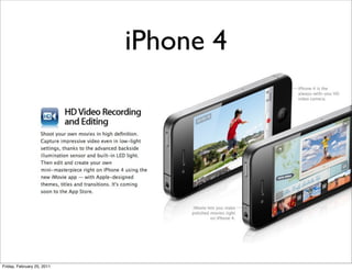 iPhone 4




Friday, February 25, 2011
 
