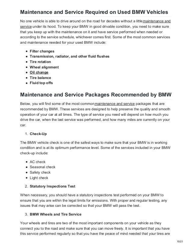 If you considering a used BMW for sale here are 10 reasons why you