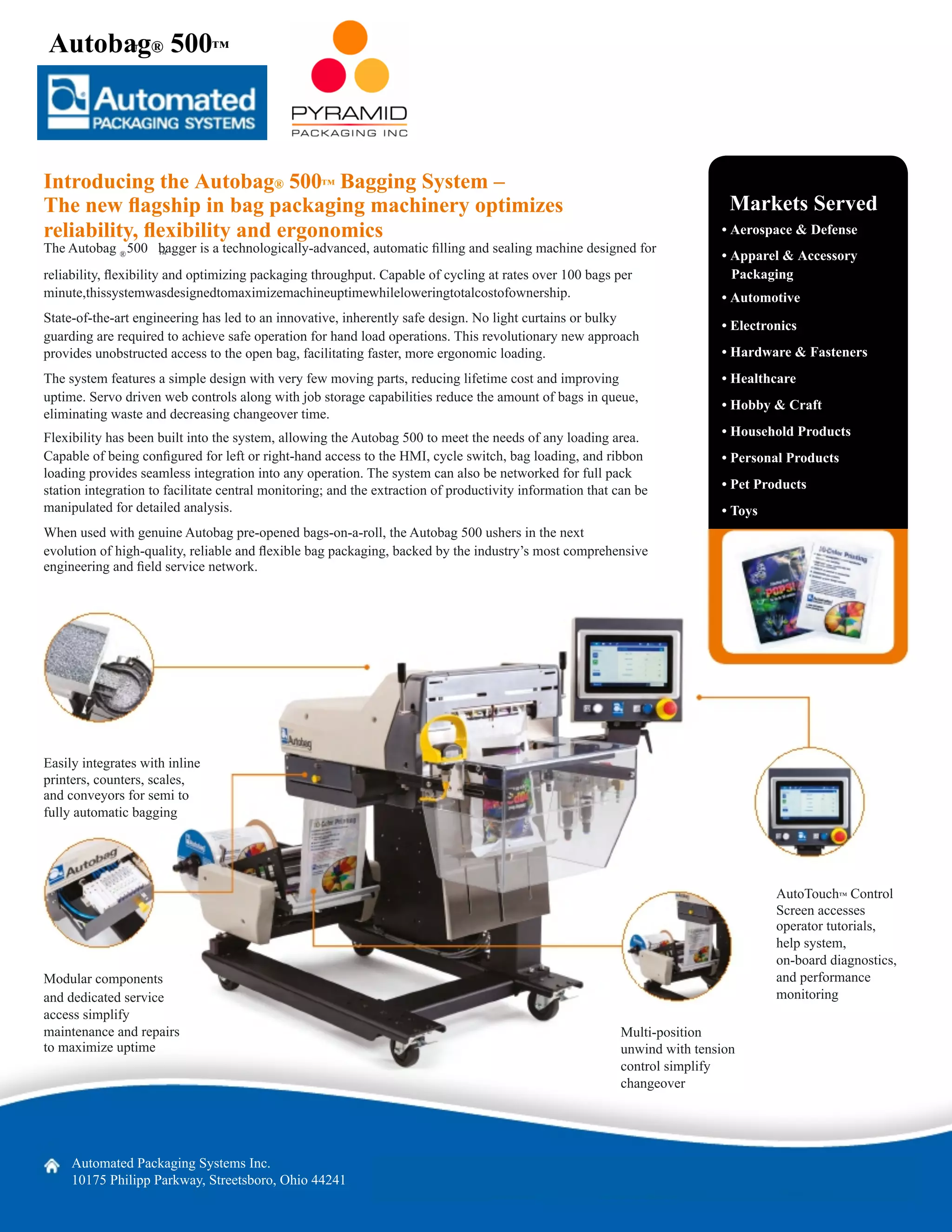 Autobag 500 Bagger | PDF | Auto Safety Technologies | Auto Technology