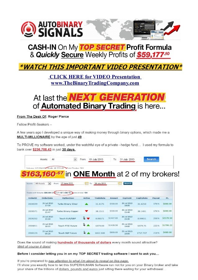 Binary Options Watchdog – Putting Scams Out of Business auto binary signals binary options watchdog