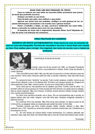 Autobiografia: como fazer, exemplos de biografia sobre mim pronta