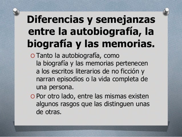 Autobiografía