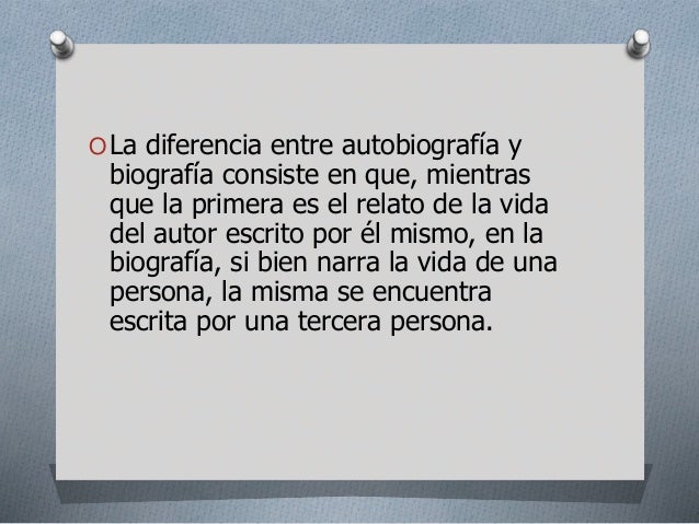 Autobiografía