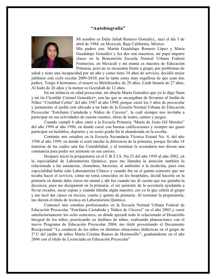 autobiografia
