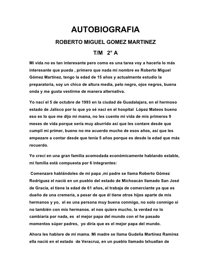 autobiografia