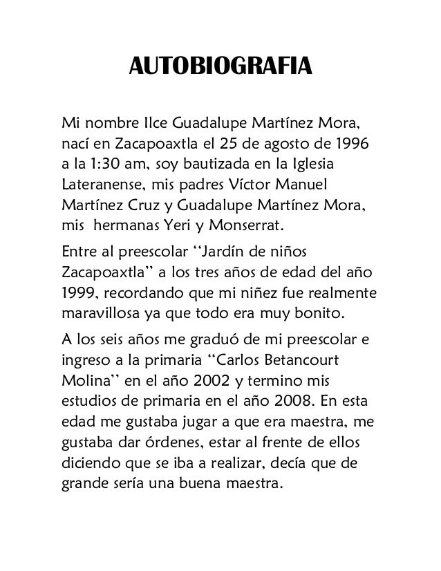 autobiografia