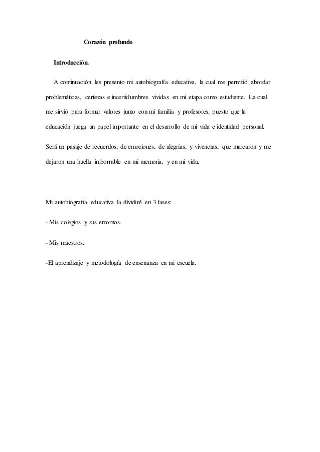 Autobiografia escolar david stiven