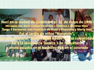 NUESTRA AUTOBIOGRAFÍA equipo 7 GRUPO 4.1