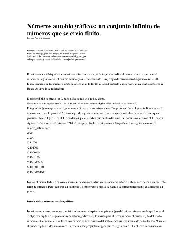 Autobiograficos