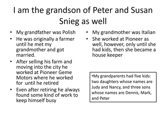 Autobiographical Presentation Ppt