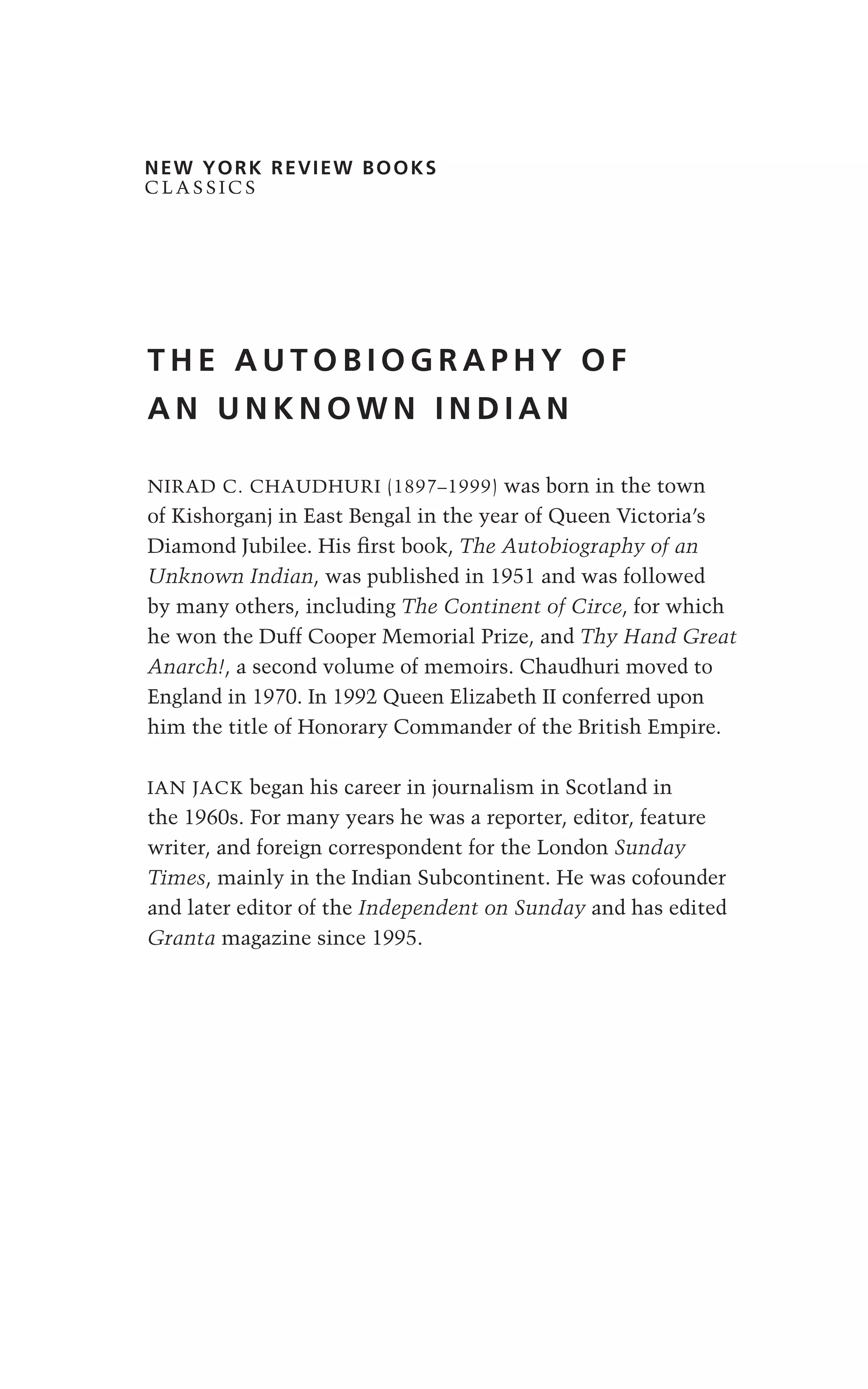 Autobiography unknown-indian-introduction | PDF