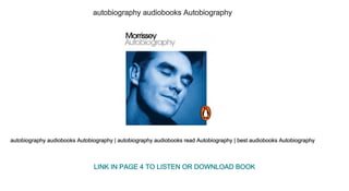 autobiography audiobooks Autobiography
autobiography audiobooks Autobiography | autobiography audiobooks read Autobiography | best audiobooks Autobiography
LINK IN PAGE 4 TO LISTEN OR DOWNLOAD BOOK
 
