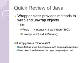 Autoboxing And Unboxing In Java | PPTX
