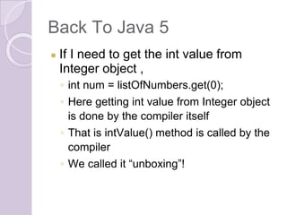 Autoboxing And Unboxing In Java | PPT