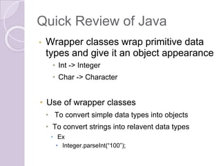 Autoboxing And Unboxing In Java | PPT