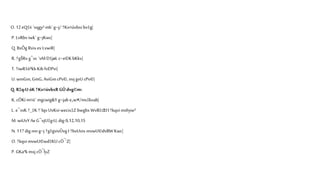 O. 12 eQ‡ii `vqgy³ mb`g~j/ †Kv¤úvbxi bv‡g|
P. LvRbv iwk`g~jKwc|
Q. BxÔg Rvix ev LvwiR|
R.†gŠRv g¨vc `vM D‡jøL c~e©K bKkv|
T. †iwR‡óªkb Kib fvDPvi|
U. wmGm,GmG, AviGm cPv©, nvj gvUcPv©|
Q. R‡q›UóK †Kv¤úvbxR GÛ dvg©m:
K. cÖKí m¤ú`mgcwig&Yg~jab e„w×/ms‡kvab|
L. e¨vsK †_‡K †`Iqv UvKvi wecix‡Z bwgbx WvB‡i±I I †kqvi mshyw³
M. wiUvYAe G¨vjU‡g›U, dig-9,12,10,15
N. 117dig mng~j †g‡gvivÛvg I †bvUvix mvwU©dvBWKwc|
O. †kqvi mvwU©wd‡KU cÖ¯‘Z|
P. GKaªk mxj cÖ¯ÍyZ
 