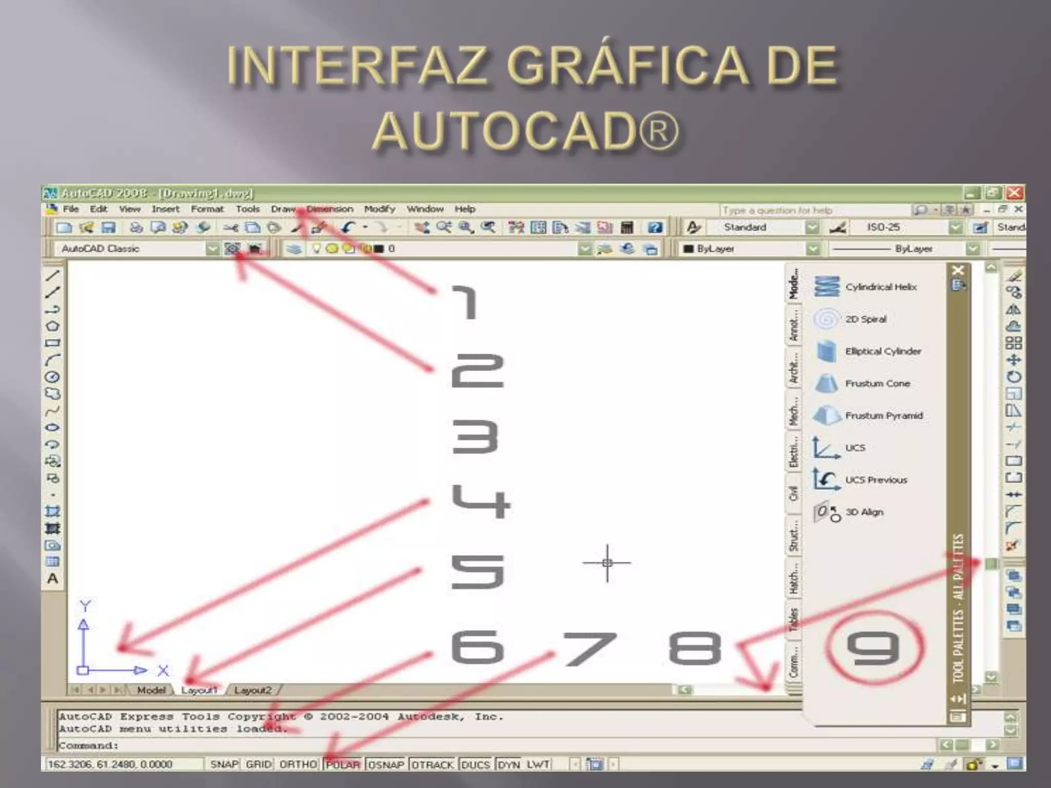  INTERFAZ GRÁFICA DE AUTOCAD®