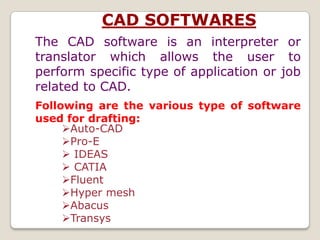 Cad Software Types Autocad | PPTX