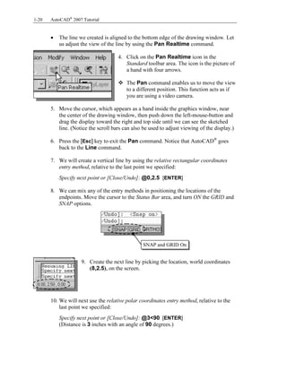 Autocad 2007 Workbook Tutorial | PDF