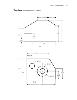 Autocad 2007 Workbook Tutorial | PDF