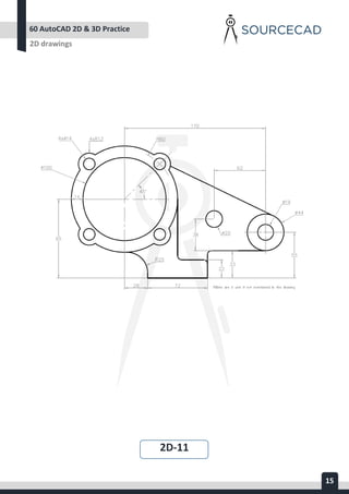 AUTOCAD 2D&3D PRACTICE DRAWING
