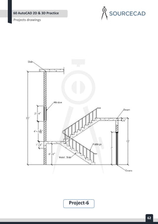 AUTOCAD 2D&3D PRACTICE DRAWING