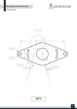 AUTOCAD 2D&3D PRACTICE DRAWING