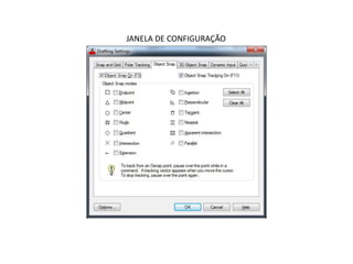 JANELA DE CONFIGURAÇÃO  