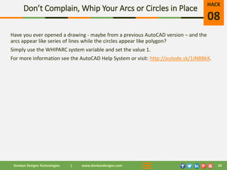 AutoCAD Productivity Hacks for Engineers, Architects, Designers, and ...