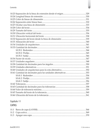Auto cad 2010 2 y 3 dimensiones - guía visual | PDF