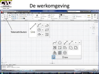 De werkomgevingTekenattributen