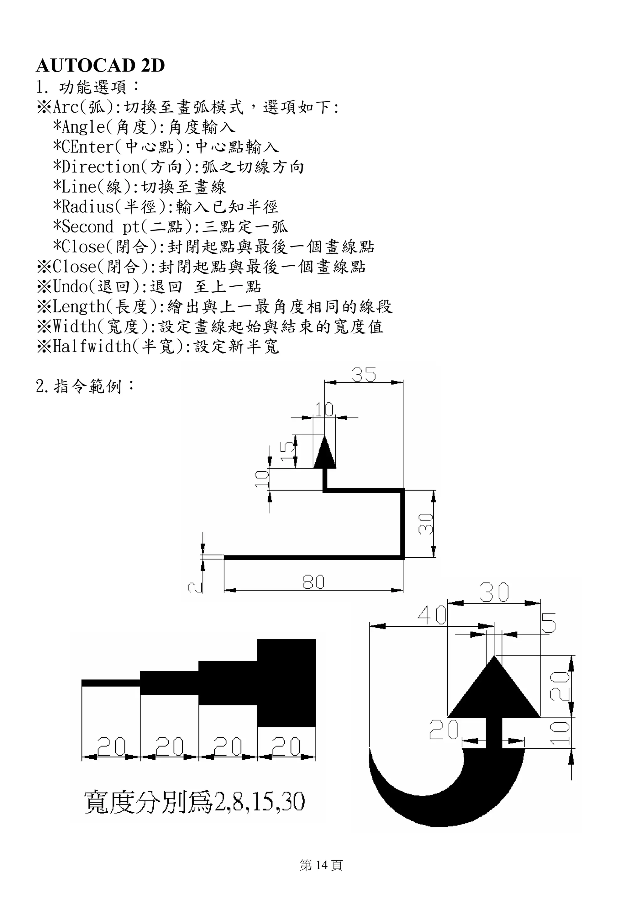 Auto cad 2d 簡易使用手冊| PDF