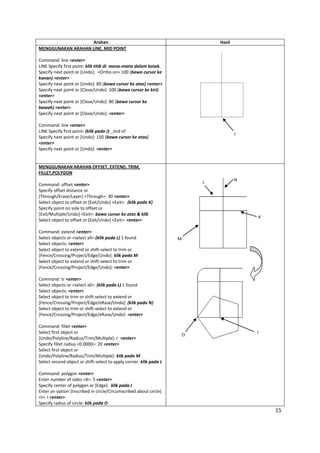 Modul Autocad Autocad 2d modul aplikasi | PDF