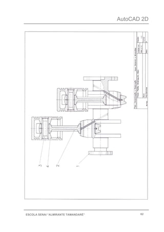 AutoCAD 2D
62ESCOLA SENAI “ALMIRANTE TAMANDARÉ”
 