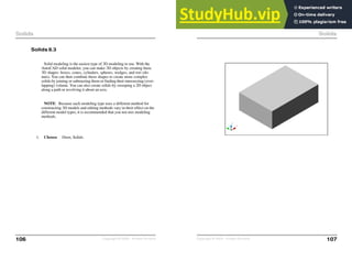 AutoCAD 3D Training Manual | PDF