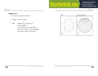 AutoCAD 3D Training Manual | PDF