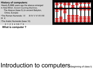 Autocad and computer introduction for beginers | PPT