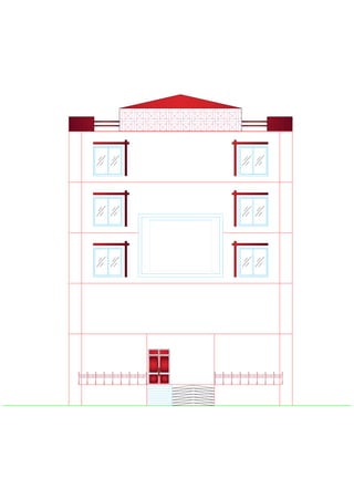 Autocad assignment final appartment view