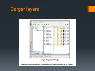 Cargar layers
 