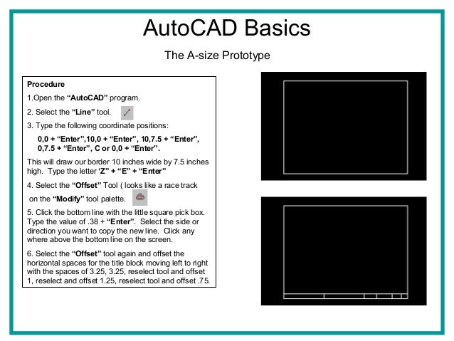 Auto cad basics