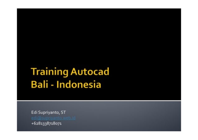 Update Viral Terkini 2019 Belajar Autocad 2014 Bahasa Indonesia Pdf