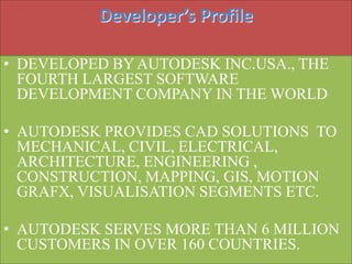 Cad Developer Fact File AutoCAD civil | PPTX
