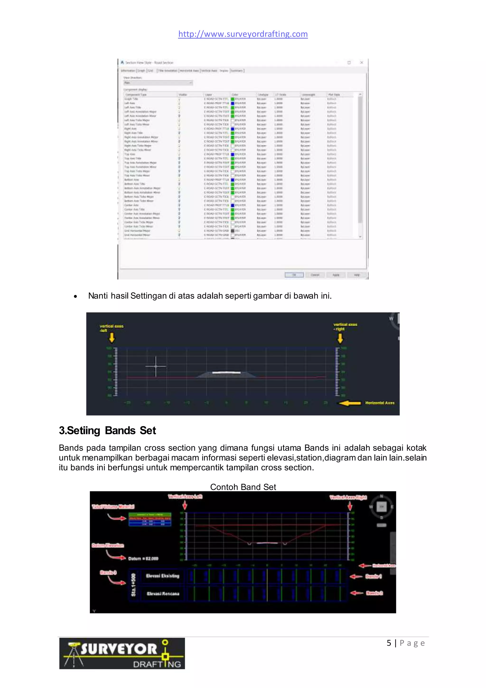 Autocad Civil 3D - Merubah Tampilan Cross Section | DOCX