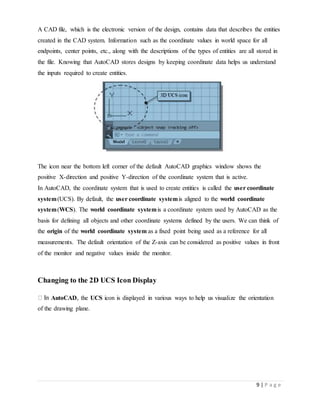 Autocad civil project file | DOCX