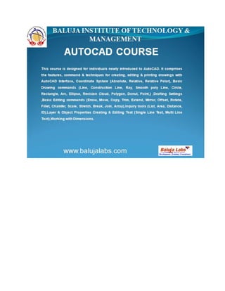 Autocad course