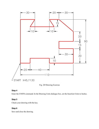 autoCAD DRAWING class exersise 3451.docx